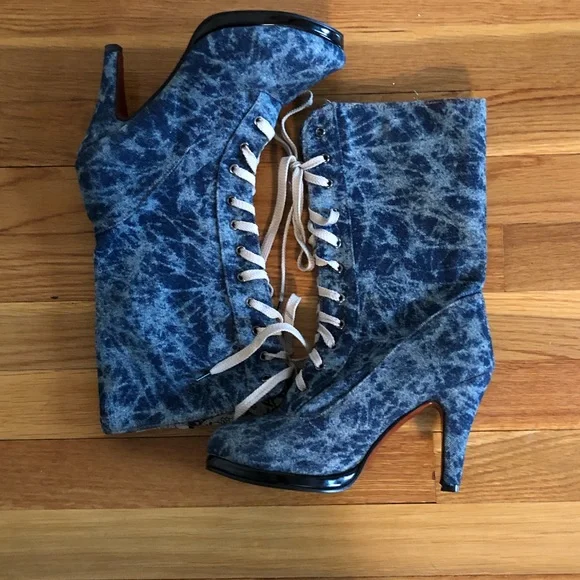 Vero Cuoio Denim Boots - Picture 5 of 16